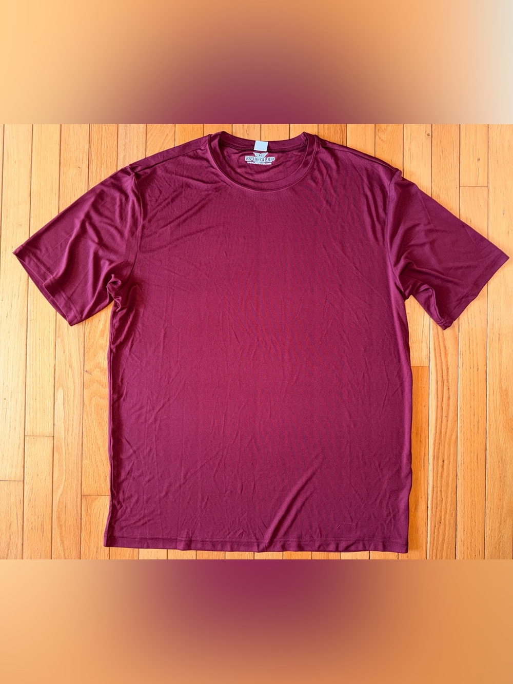 EUC DriEquip men’s maroon polyester Tshirt size XLT moisture wicking lightweight